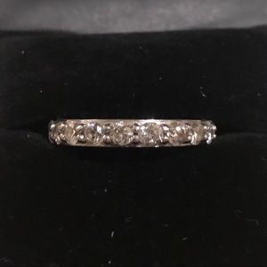 Diamond Platinum Wedding Band